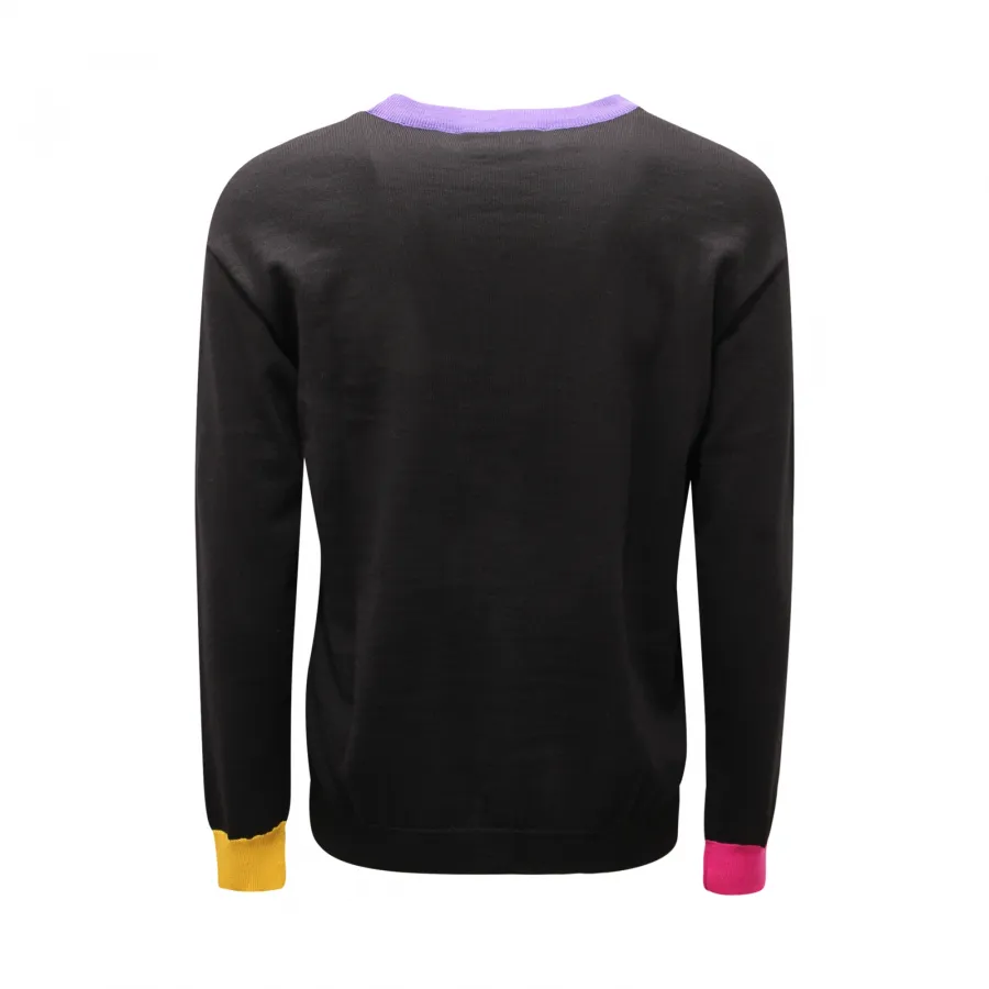 0495AQ maglione uomo MOSCHINO COUTURE man wool sweater