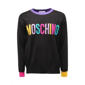 0495AQ maglione uomo MOSCHINO COUTURE man wool sweater