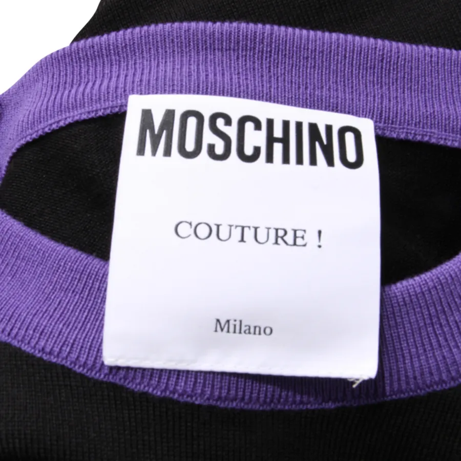 0495AQ maglione uomo MOSCHINO COUTURE man wool sweater