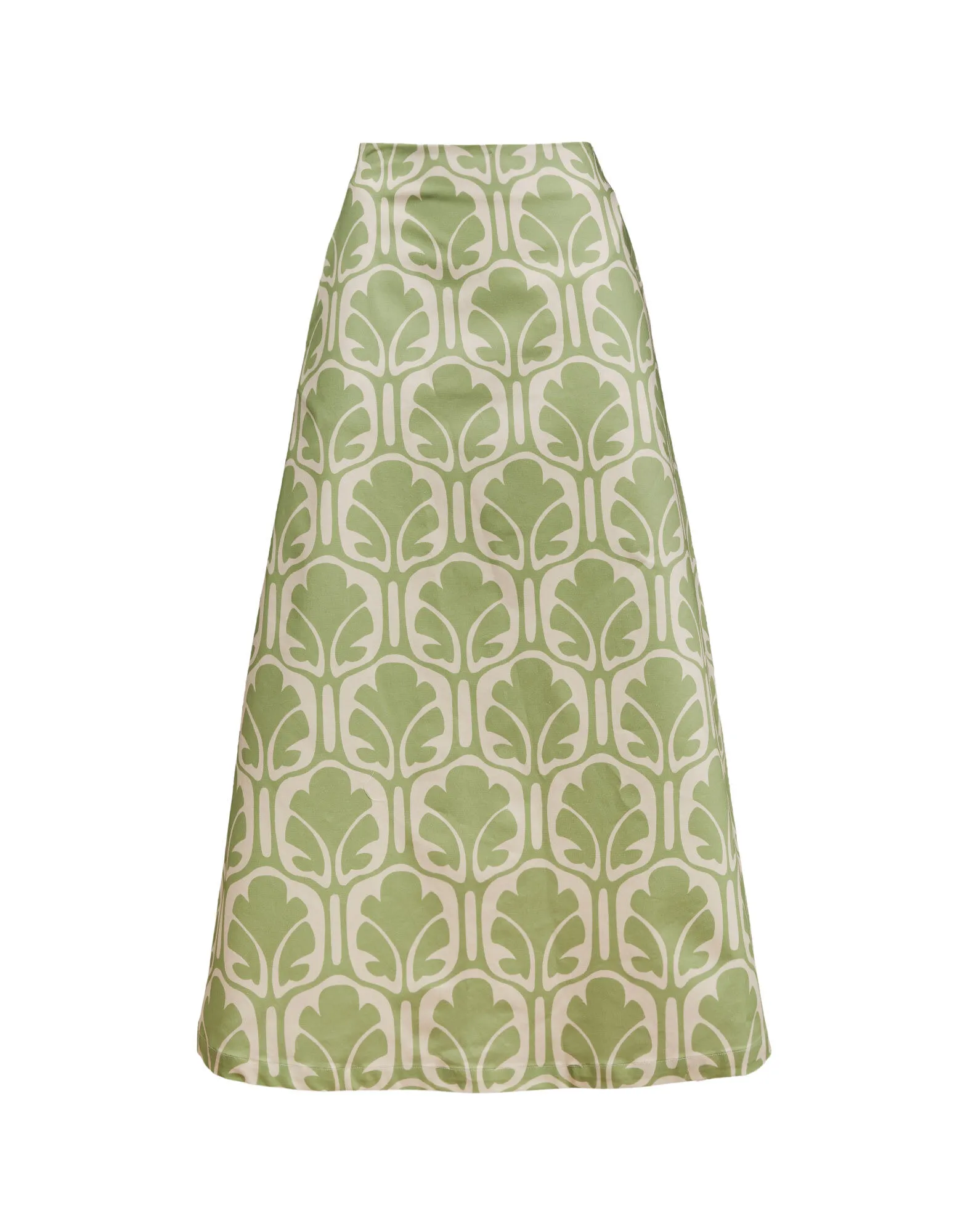 A-Long Skirt in Grove for Women | La DoubleJ