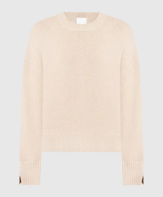 Allude Maglione in cashmere beige 23511402