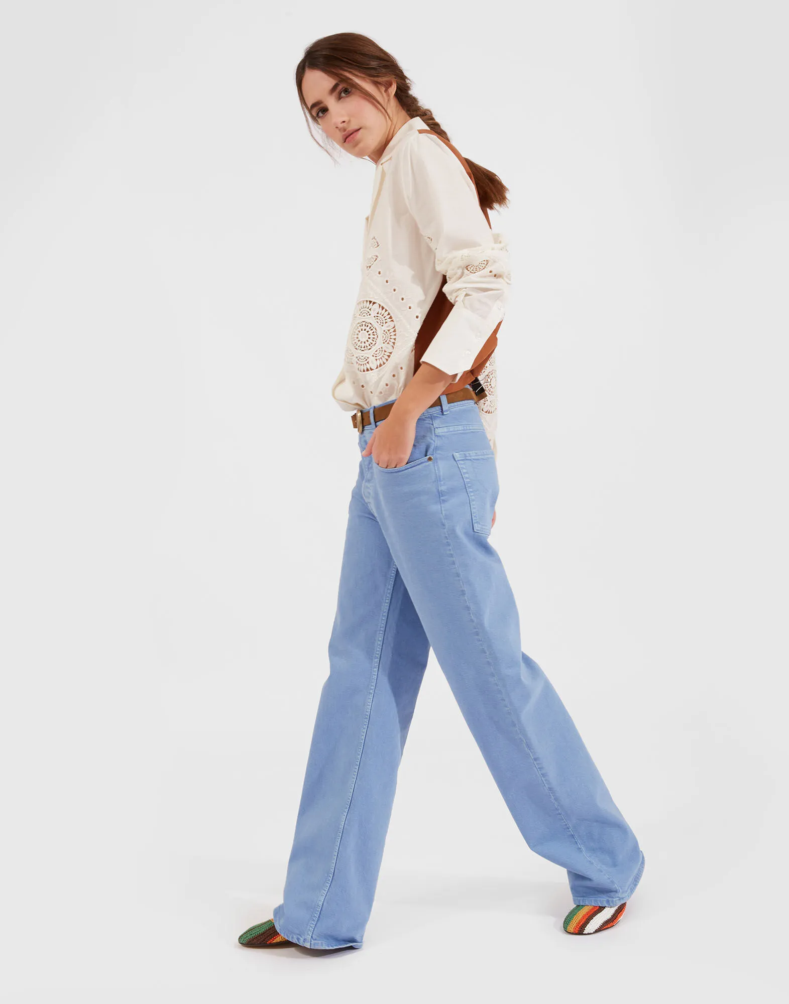 Better Than Your Boyfriend Jeans in Light Blue for Women | La DoubleJ