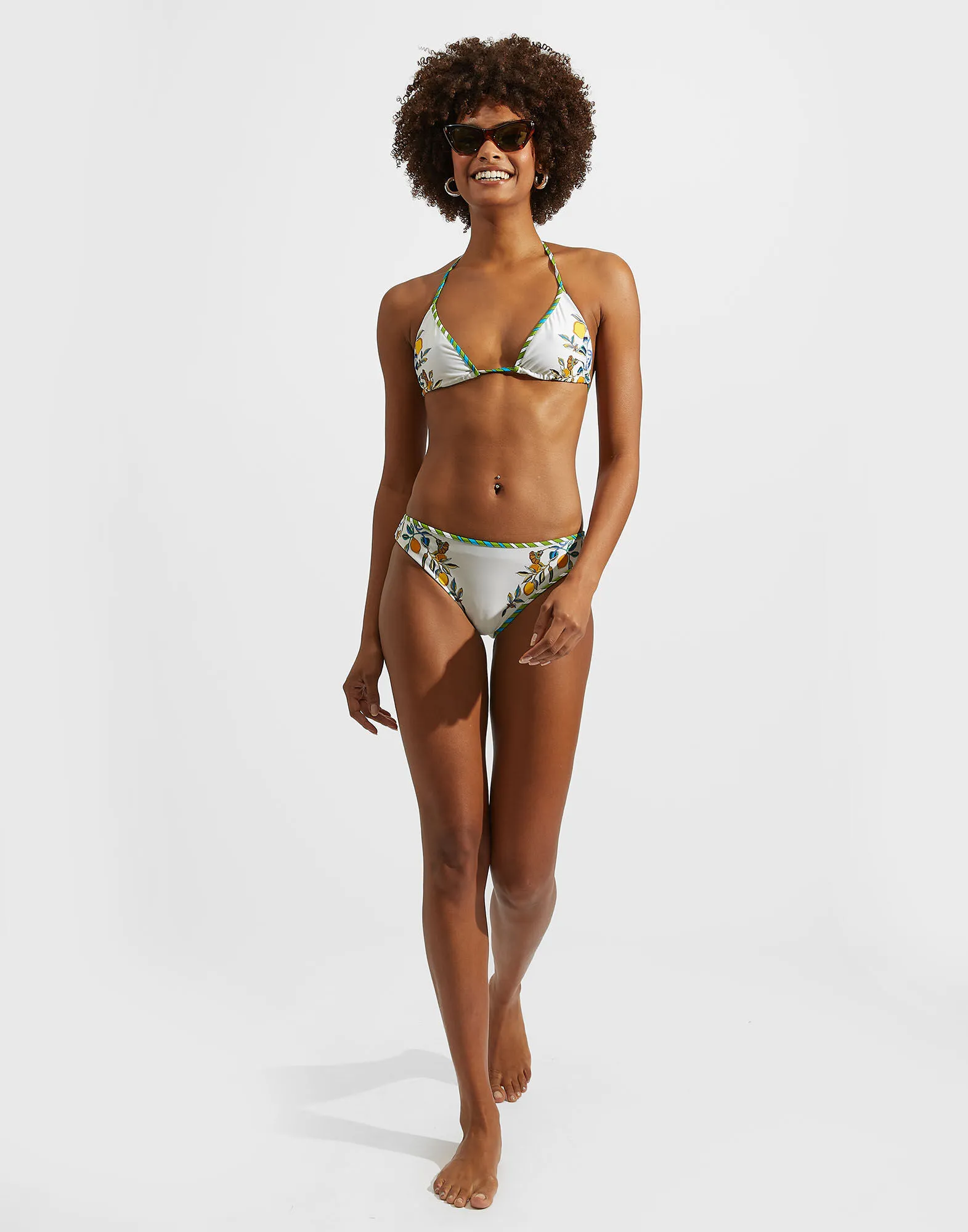 Bikini Bottom in Borboni Placée Bianco for Women | La DoubleJ