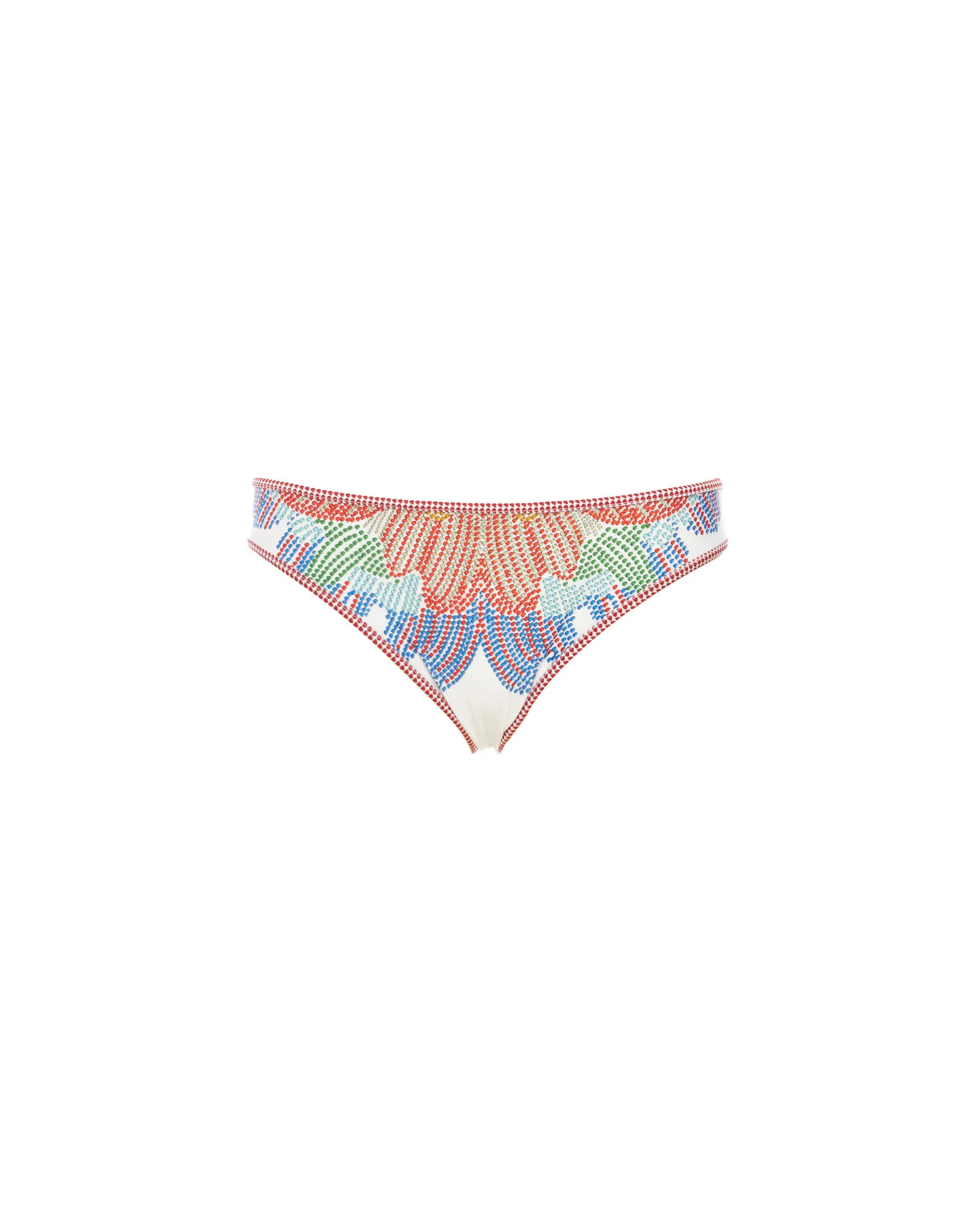 Bikini Bottom in Grenadilla Placée Off White for Women | La DoubleJ