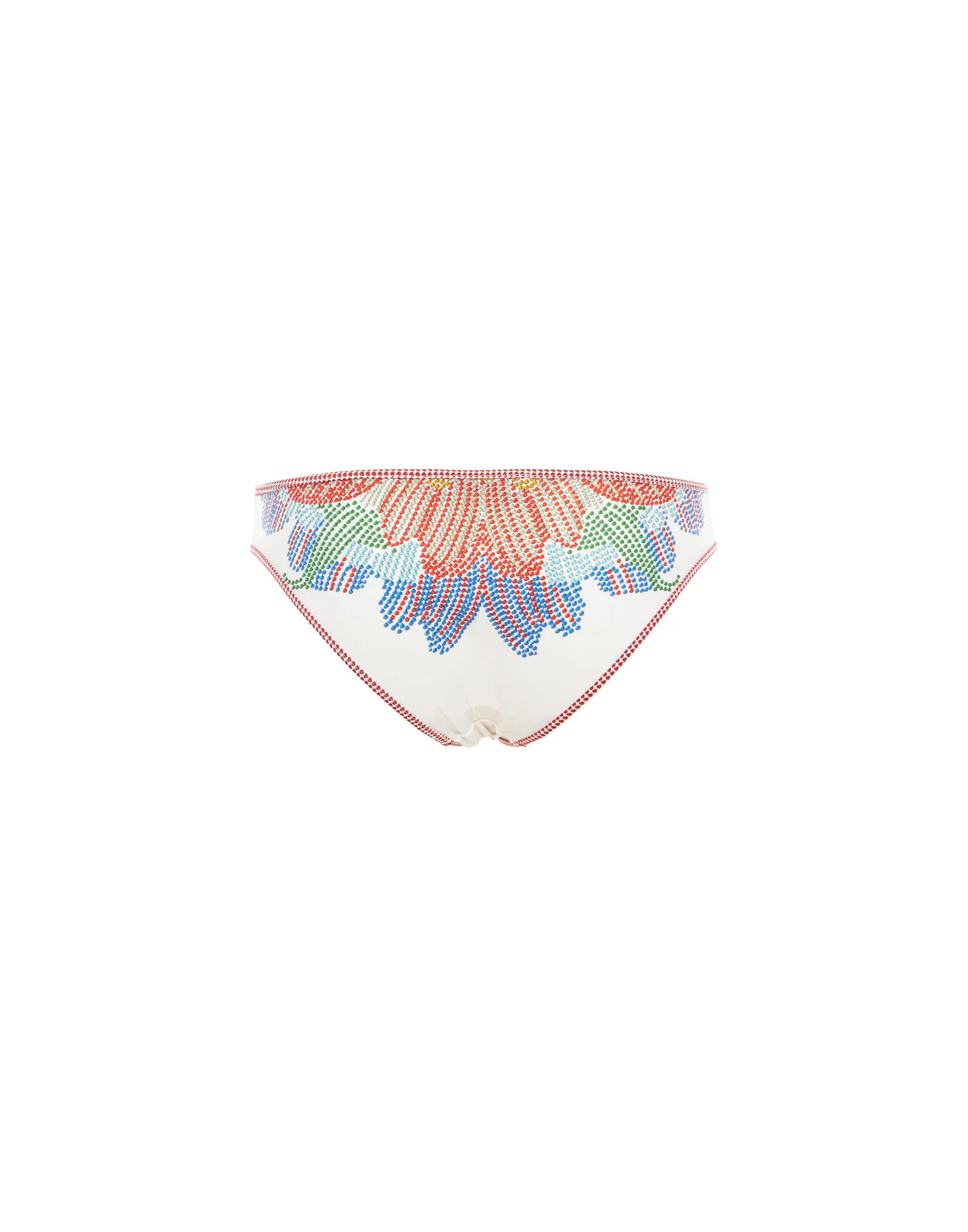 Bikini Bottom in Grenadilla Placée Off White for Women | La DoubleJ