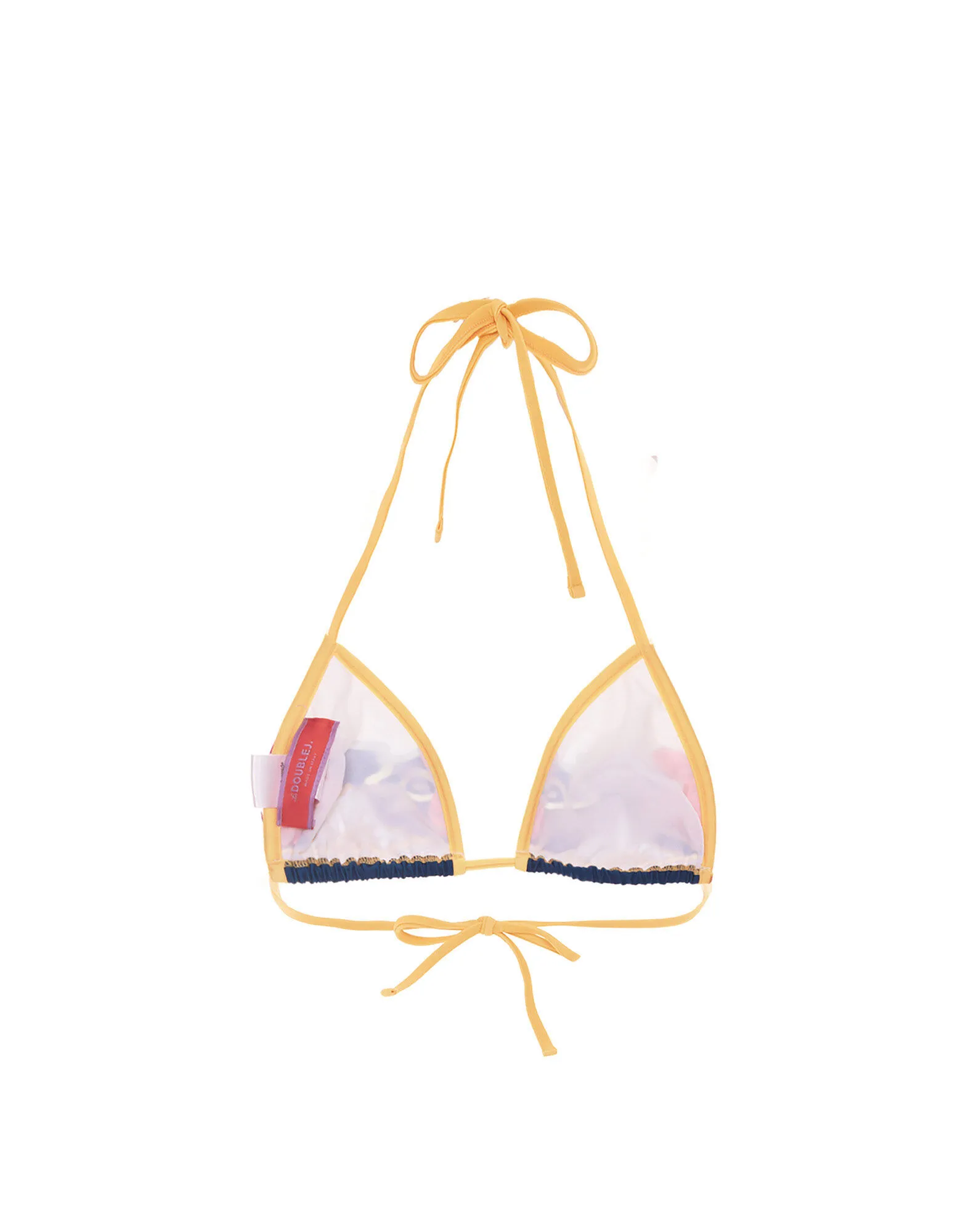 Bikini Top in Taormina Placée Ivory for Women | La DoubleJ