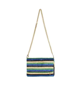 Borsa Burano righe blu