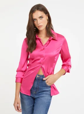 camicia fernanda saten stretch