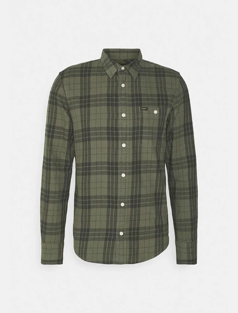 Camicia Manica Lunga Casual Lee - Olive