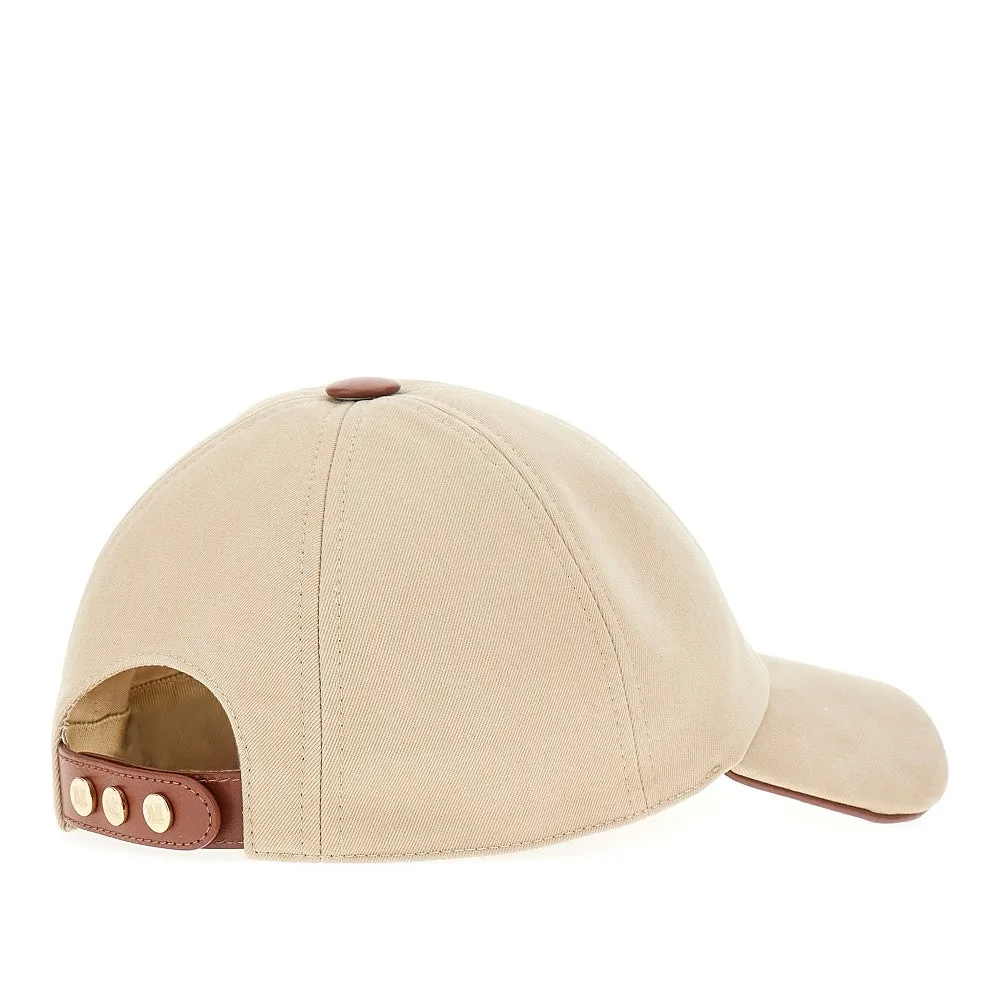 Cappello baseball con monogram ricamato