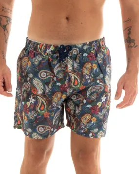 Costume Uomo Boxer Summer Fantasia Floreale Multicolore Casual GIOSAL-SU1203A