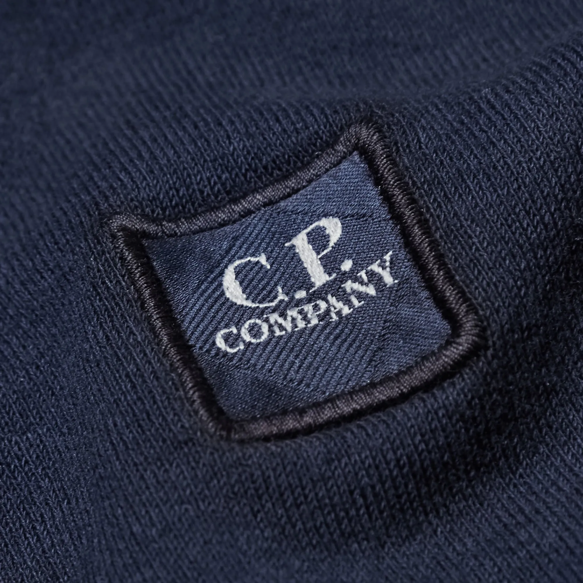 C.P. Company Long Sleeve Cotton Felpa PoloIndigo