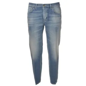 Dondup - Jeans Modello Brighton a Vita Morbida - Light Blue - Pantalone - Luxury Exclusive Collection