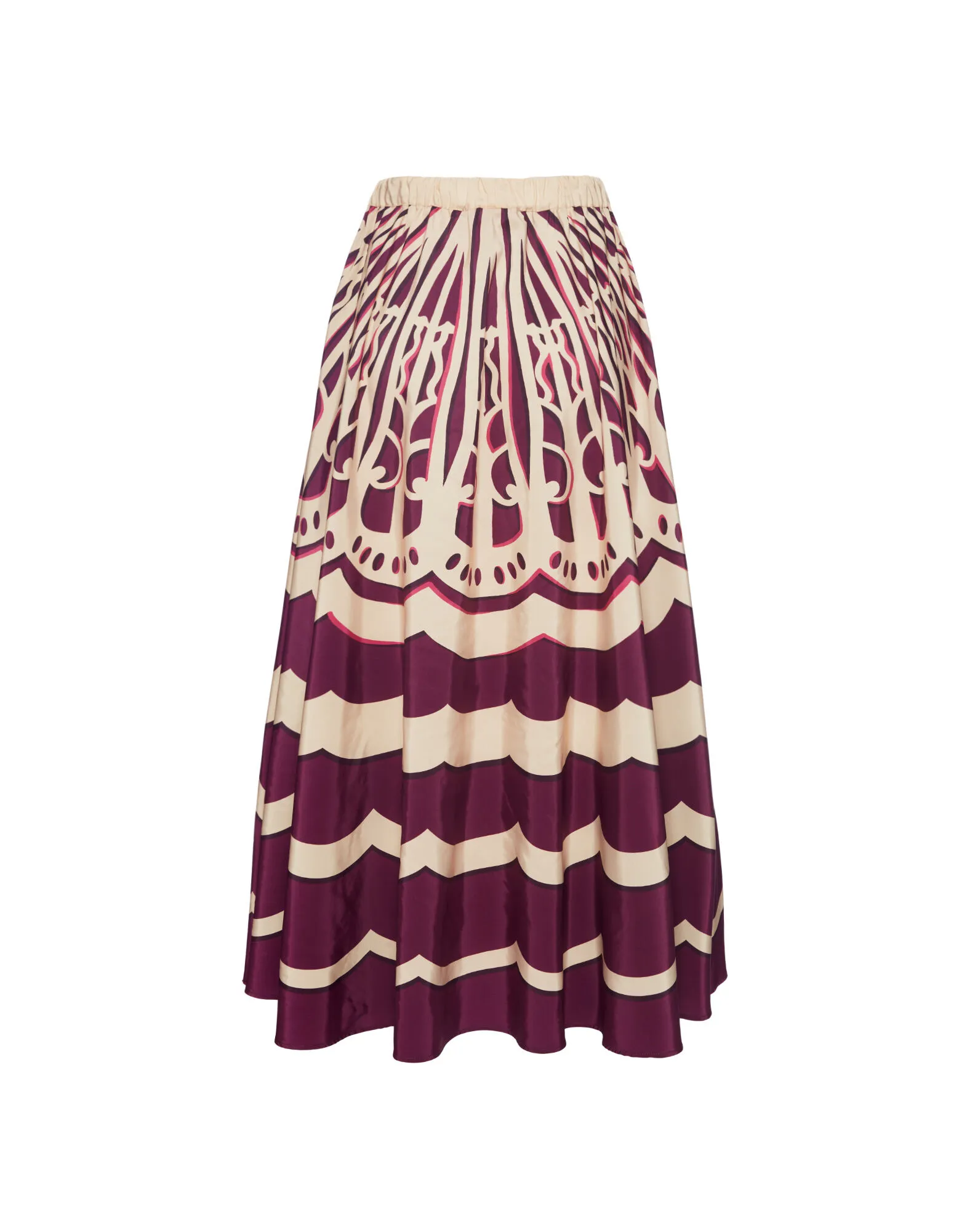 Drawstring Skirt in Fans Placée Purple for Women | La DoubleJ