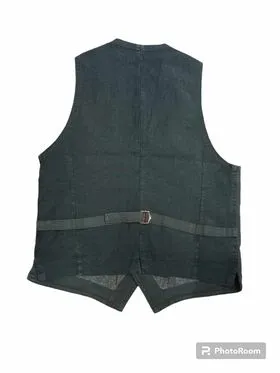 GARRY’S EARTH Gilet uomo tinta unita vintage in canvas ZO DIS 30