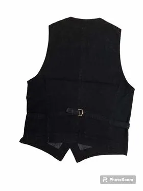 GARRY’S EARTH Gilet uomo tinta unita vintage in canvas ZO DIS 30