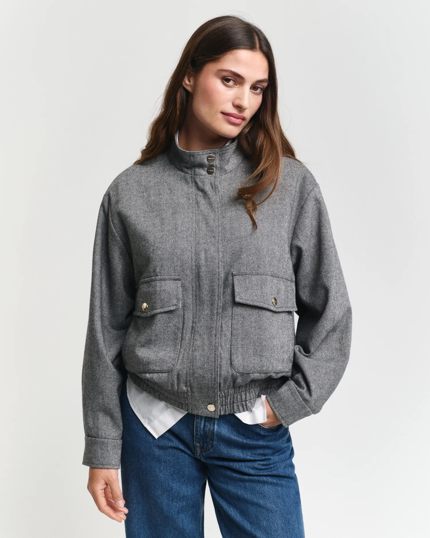 Giacca Harrington in cotone    