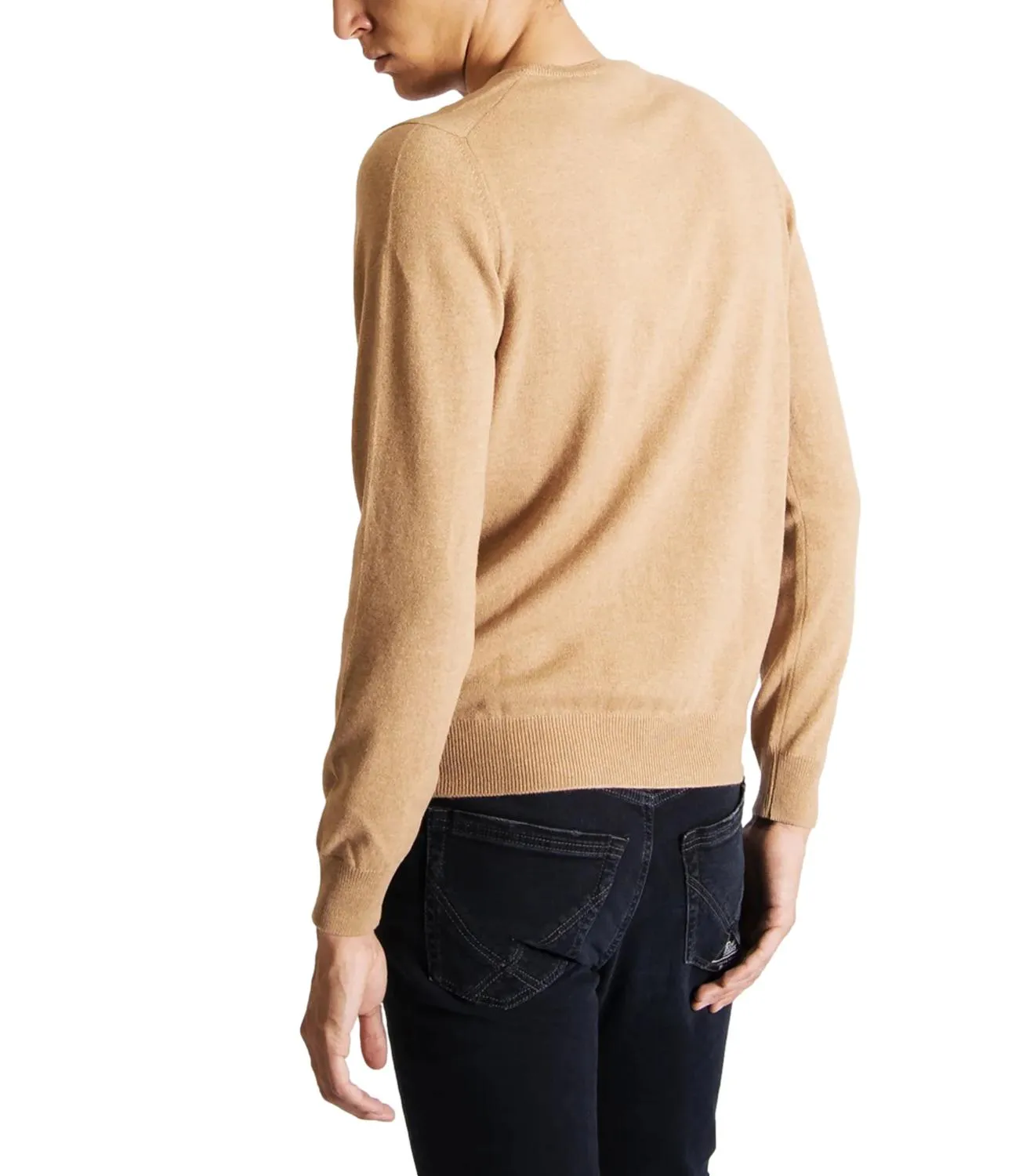 GRAN SASSO Pullover girocollo Mattone Uomo