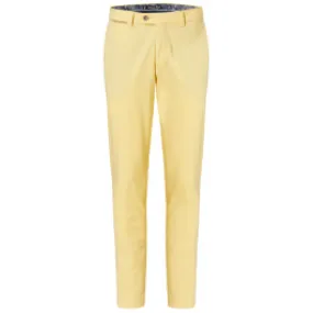 Henk ter Horst: chino di lusso in cotone slim-fit Giallo chiaro