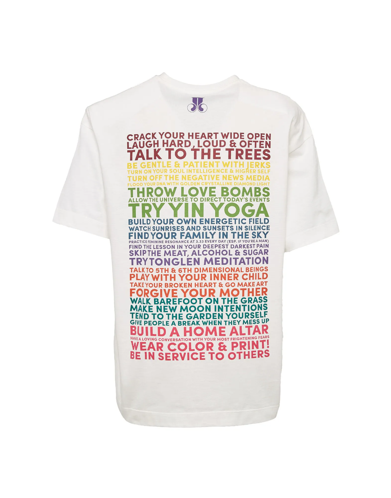 House T-Shirt in Off White for Women | La DoubleJ