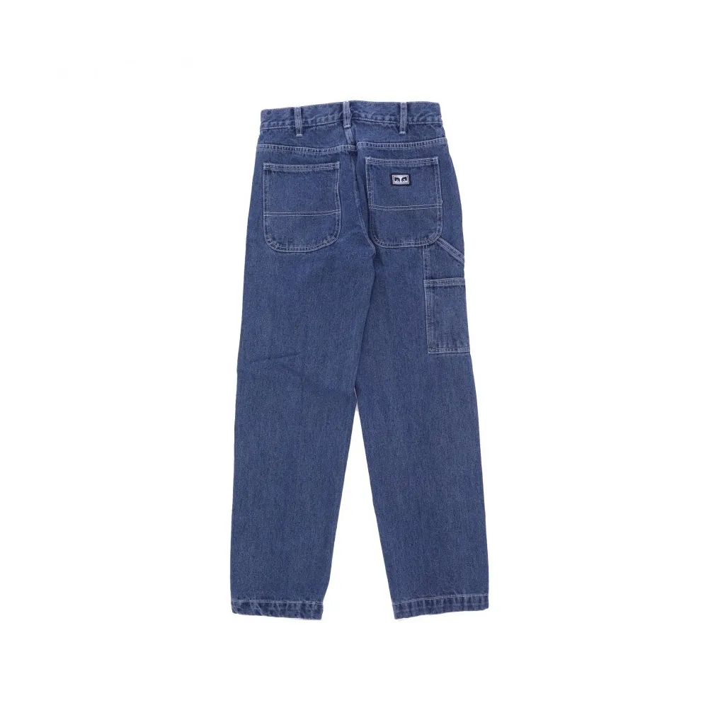 jeans uomo hardwork carpenter denim pant STONEWASH INDIGO