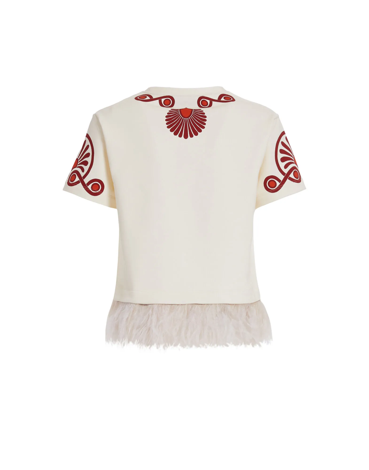 La Scala Tee in Medallion Placée Cream for Women | La DoubleJ