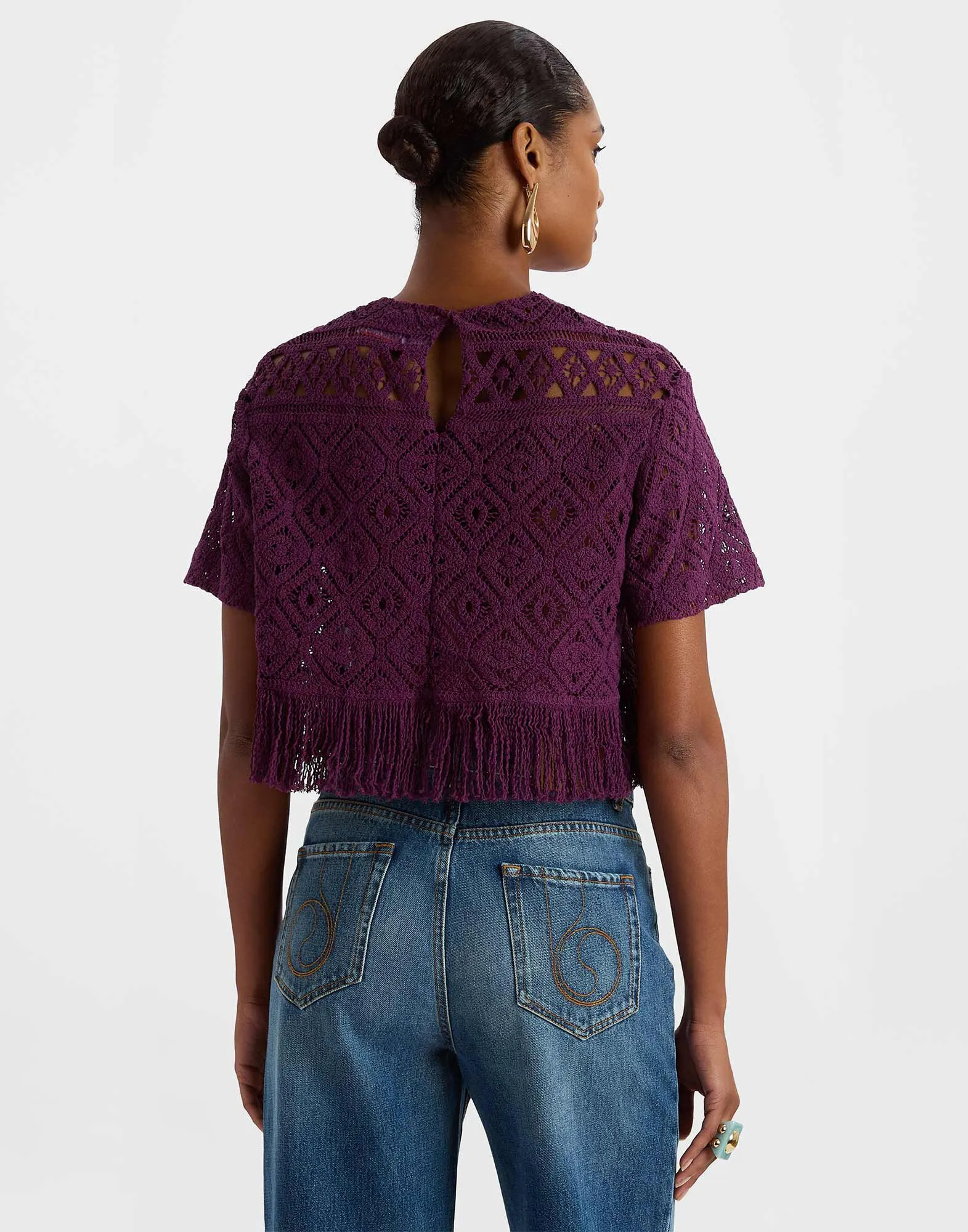 Lacey La Scala Tee in Plaza Purple for Women | La DoubleJ