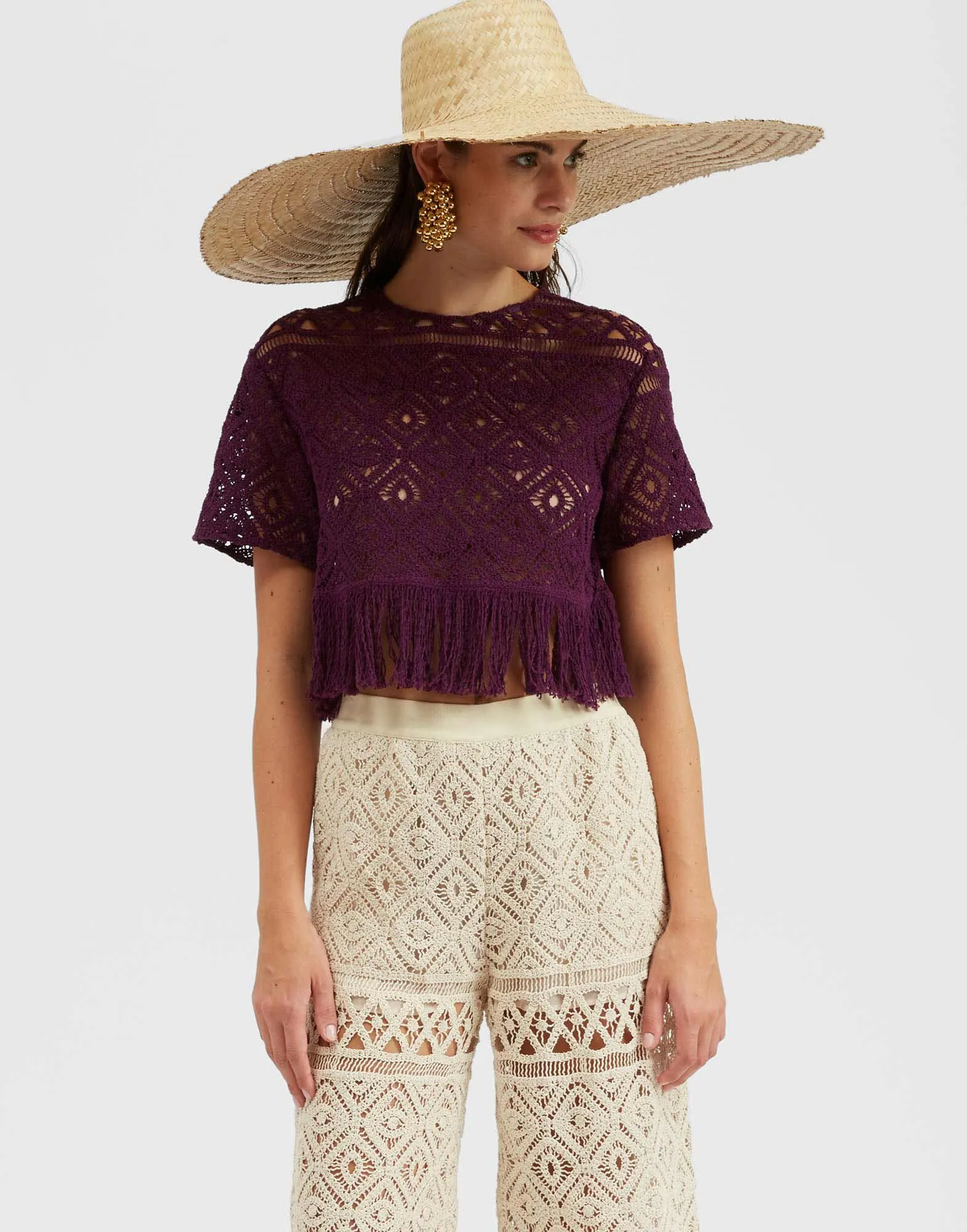 Lacey La Scala Tee in Plaza Purple for Women | La DoubleJ