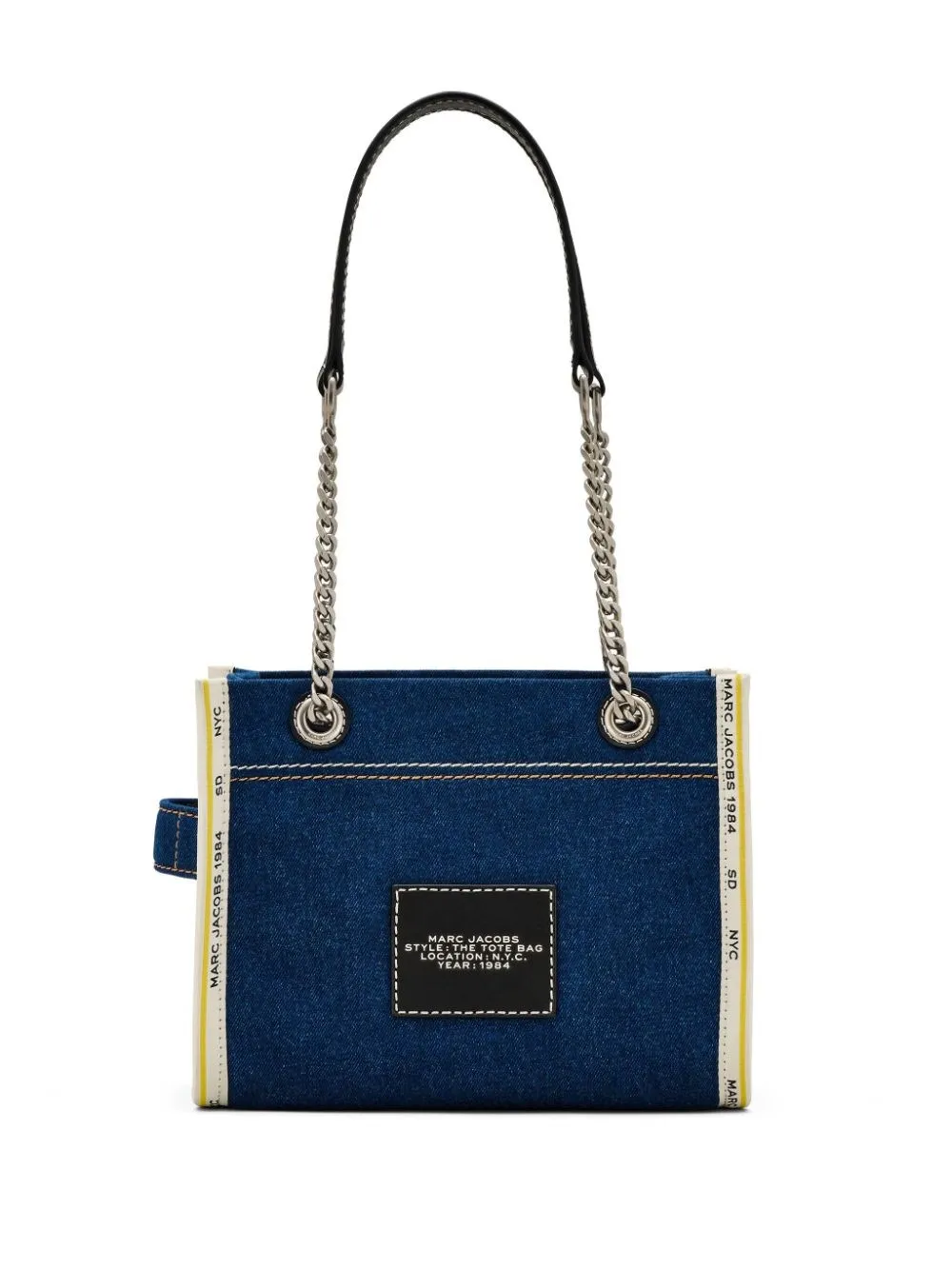 Marc Jacobs-Borsa tote The Denim Chain piccola