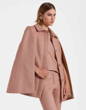 Milano Mini Cape in Tulip Pale Pink for Women | La DoubleJ