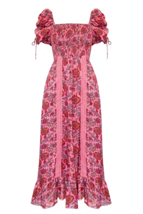 Neve & Noor Camilla Dress, Magenta Rosa