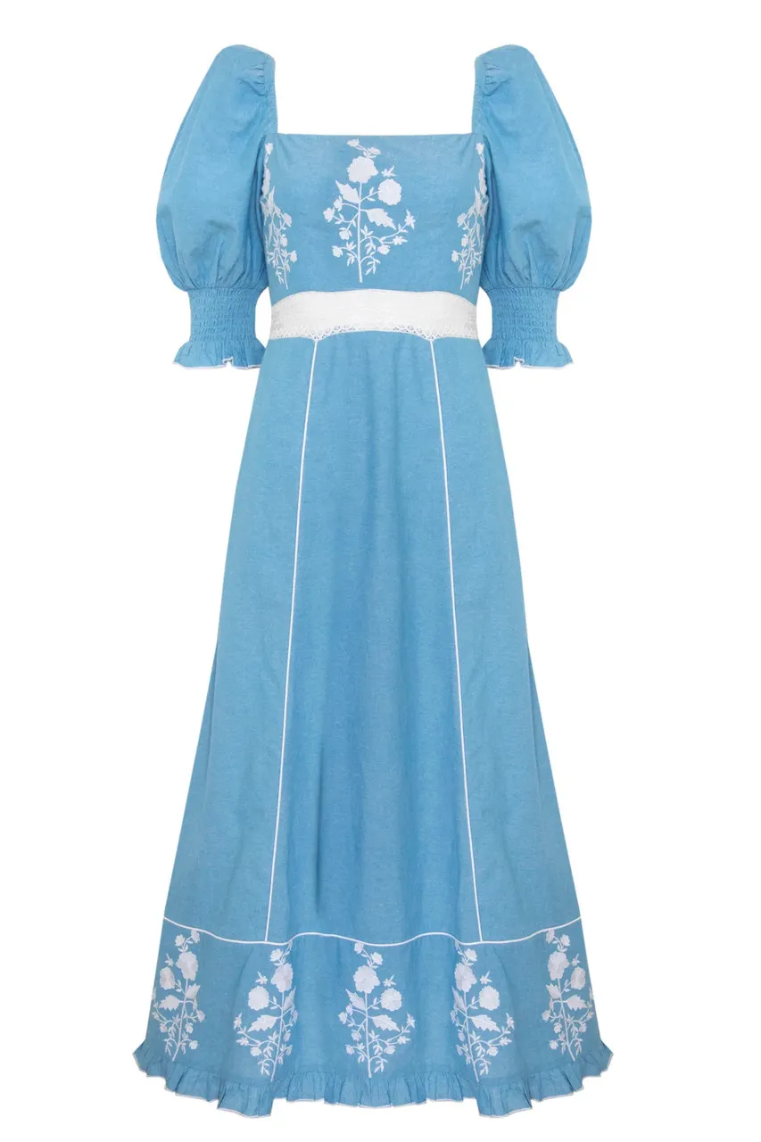 Neve & Noor Mia Dress, Topaz Pearl