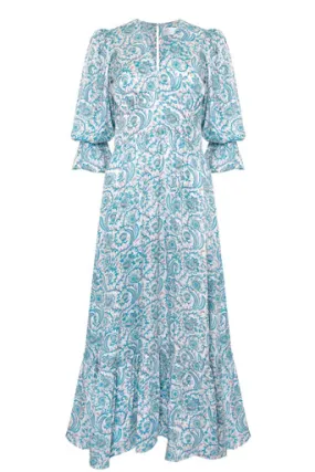 Neve & Noor Sophia Dress, Aquamarine