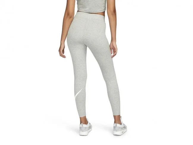 NIKE PANTALONI LEGGINGS DONNA  DV7795 063  W NSW NK CLSC GX HR TGHT SWSH DK GREY HEATHER