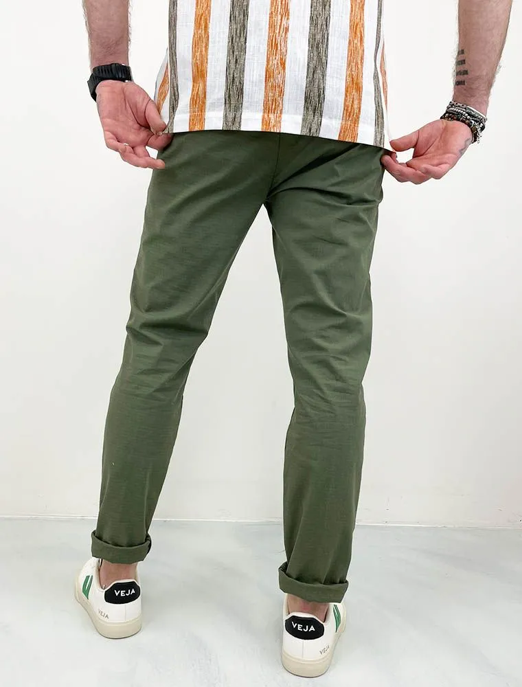 Pantalone Casual Sseinse - Verde Militare