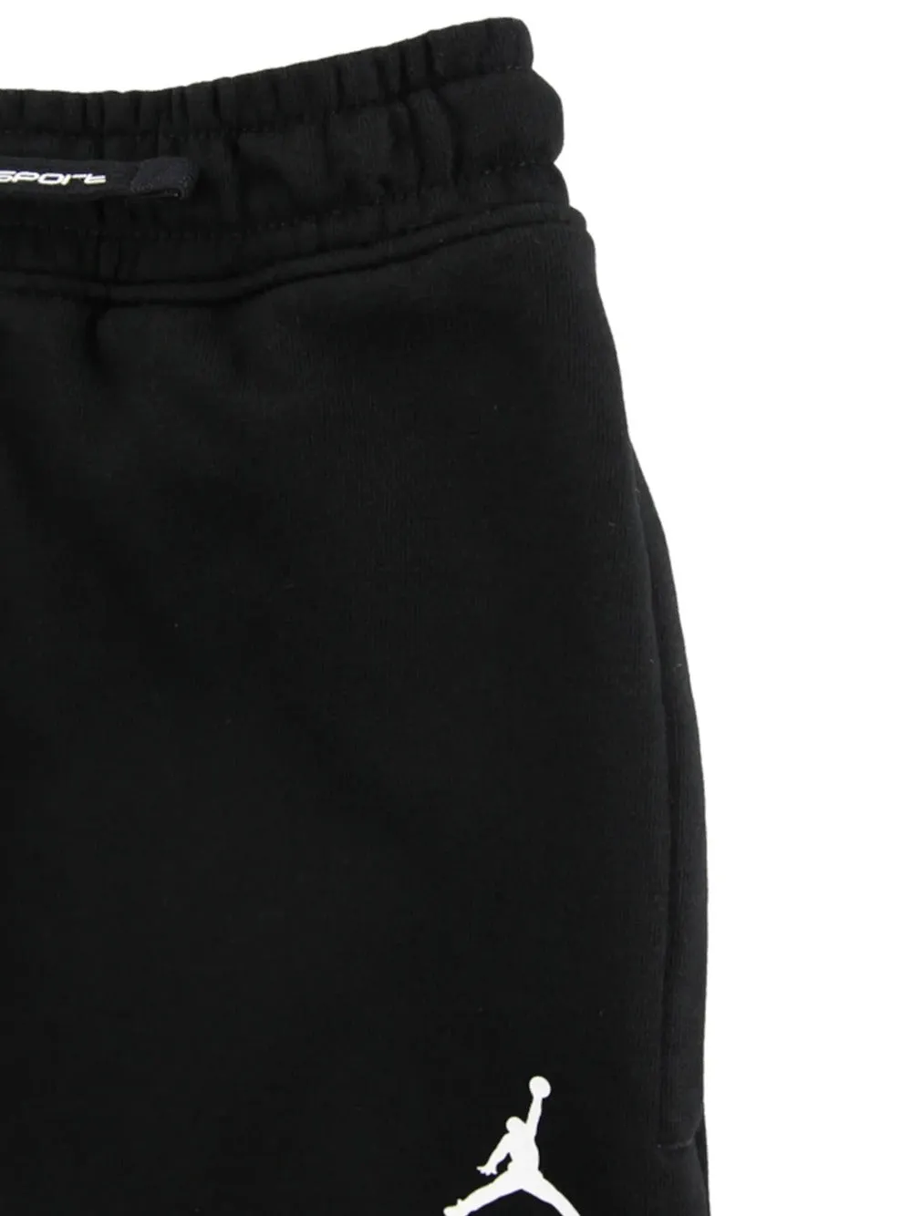 Pantalone Jordan Jr in felpa nera Crossover Po