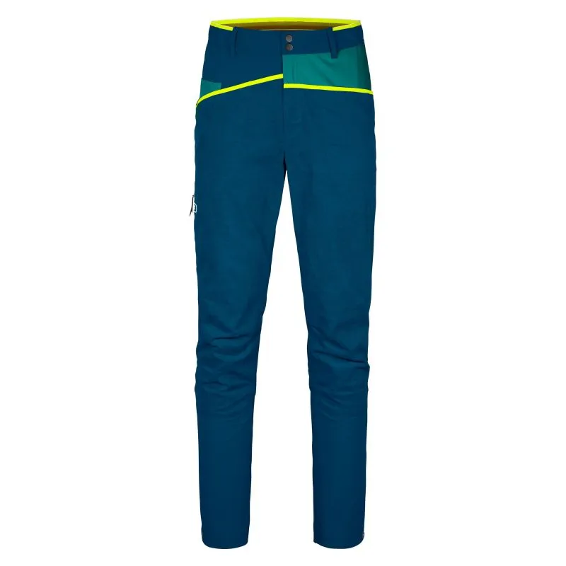 Pantaloni da arrampicata per uomo Ortovox Casale Pants (blu petrolio)