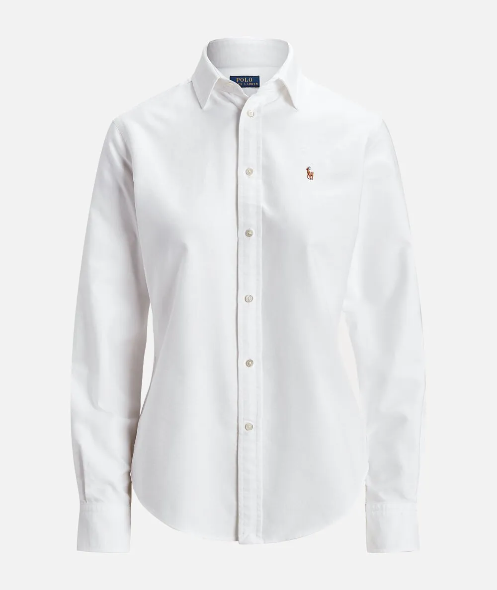 POLO RALPH LAUREN DONNA--Camicia Oxford slim fit