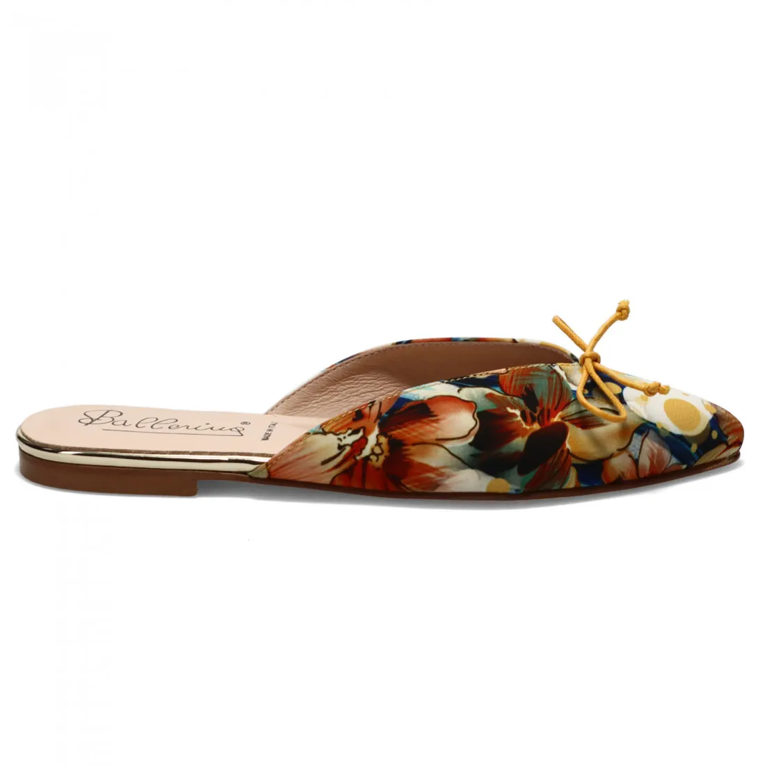 Sabot da donna Ballerina in tessuto multicolor