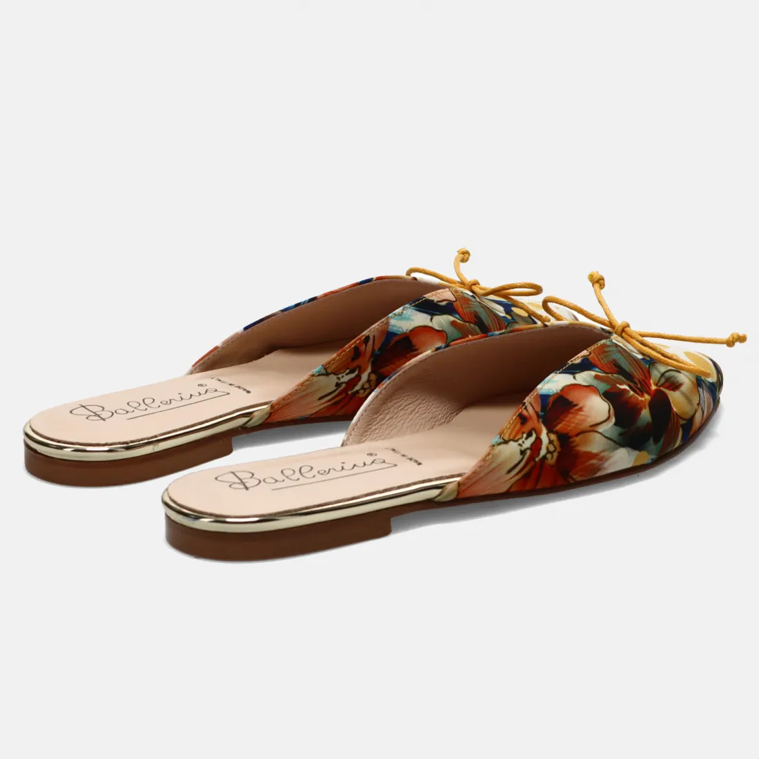 Sabot da donna Ballerina in tessuto multicolor