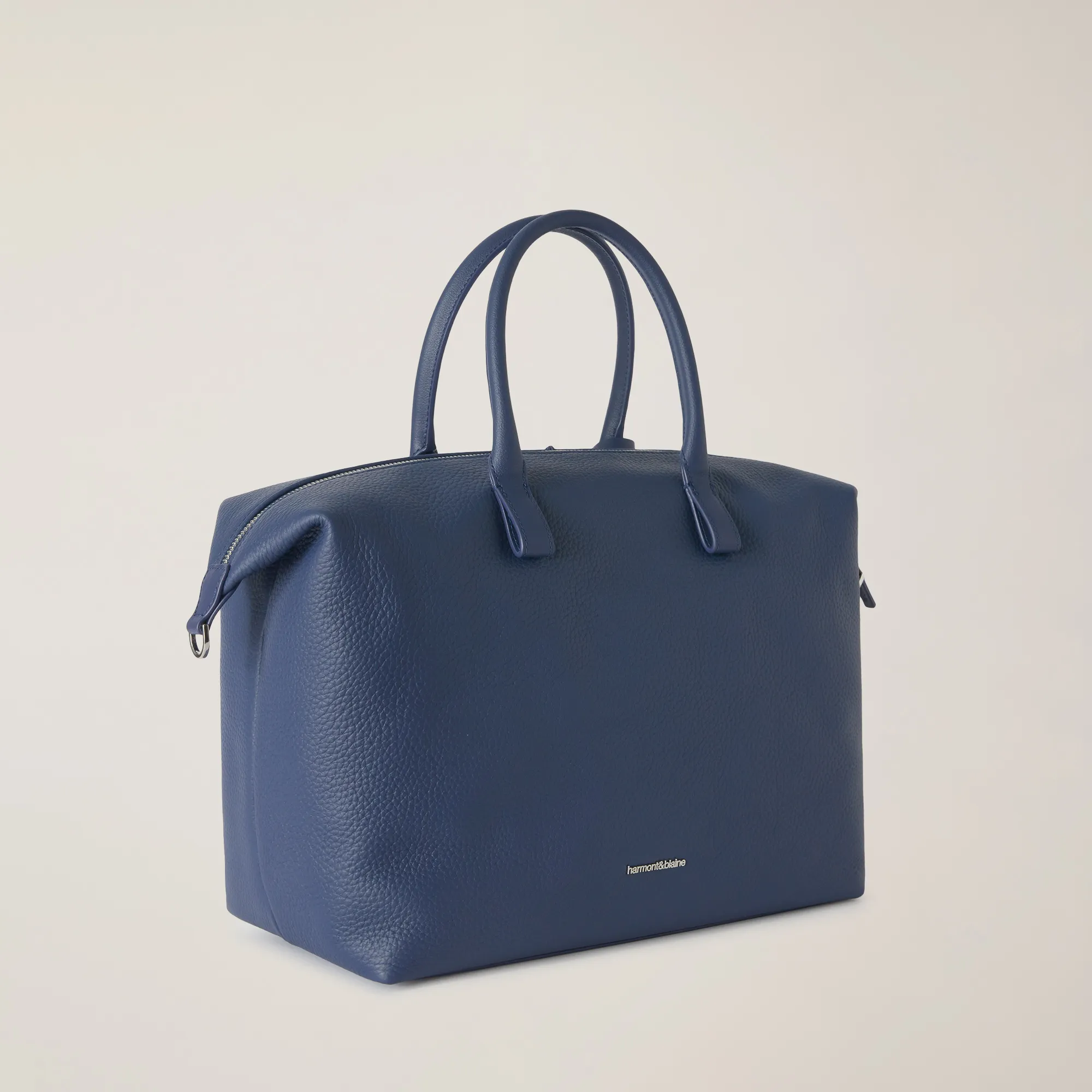 Shopping Bag Forever In Pelle in Blu: Accessori Donna Di Lusso | Harmont & Blaine®