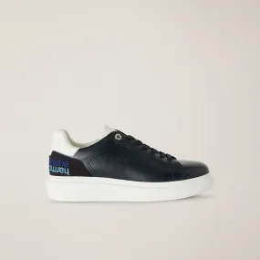 Sneaker In Pelle Con Scritta in Blu: Nuovi arrivi Di Lusso | Harmont & Blaine®