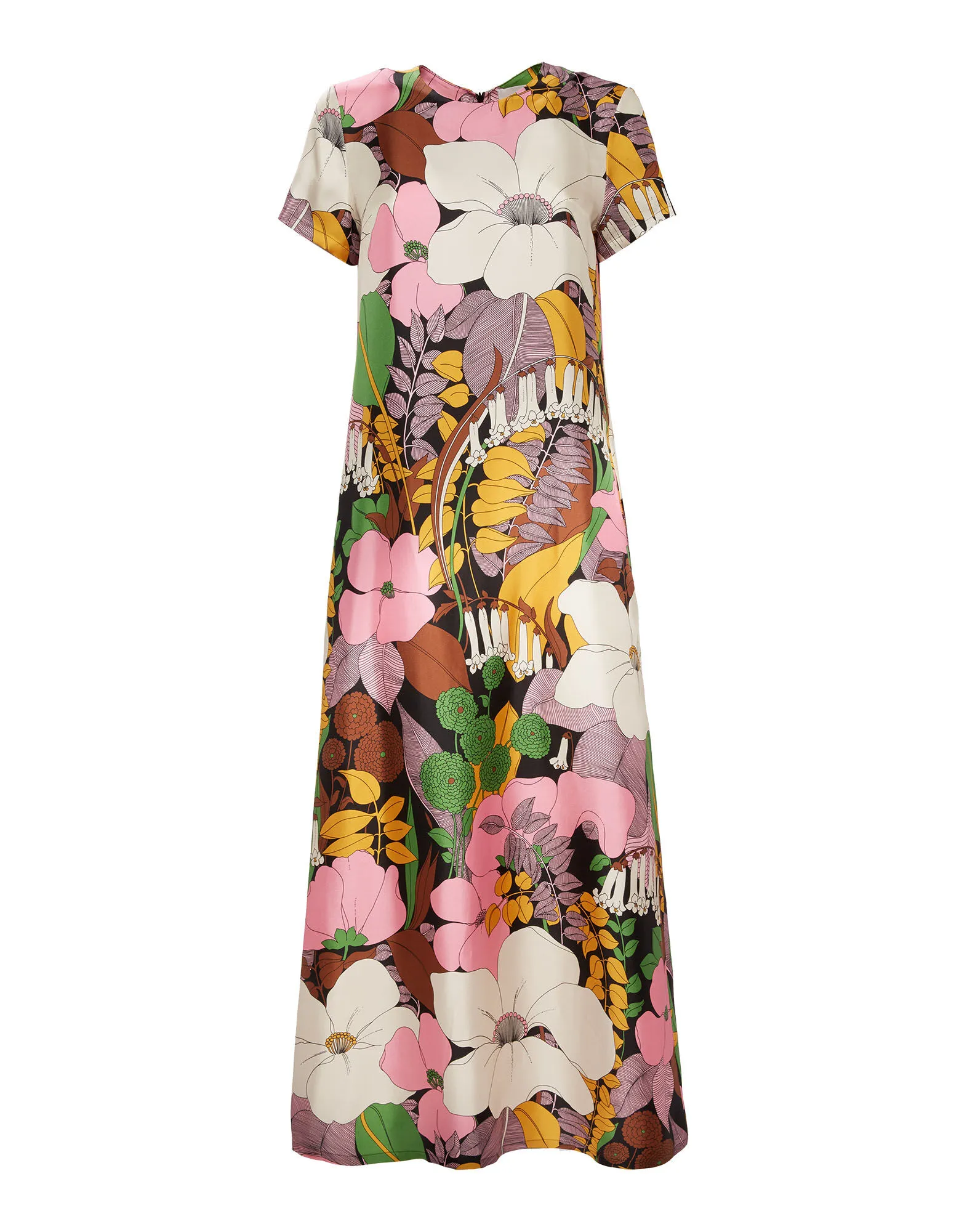 Swing Dress in Big Flower for Women | La DoubleJ