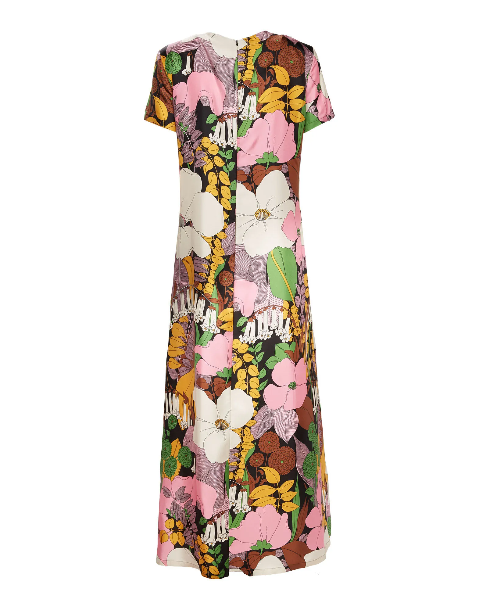 Swing Dress in Big Flower for Women | La DoubleJ