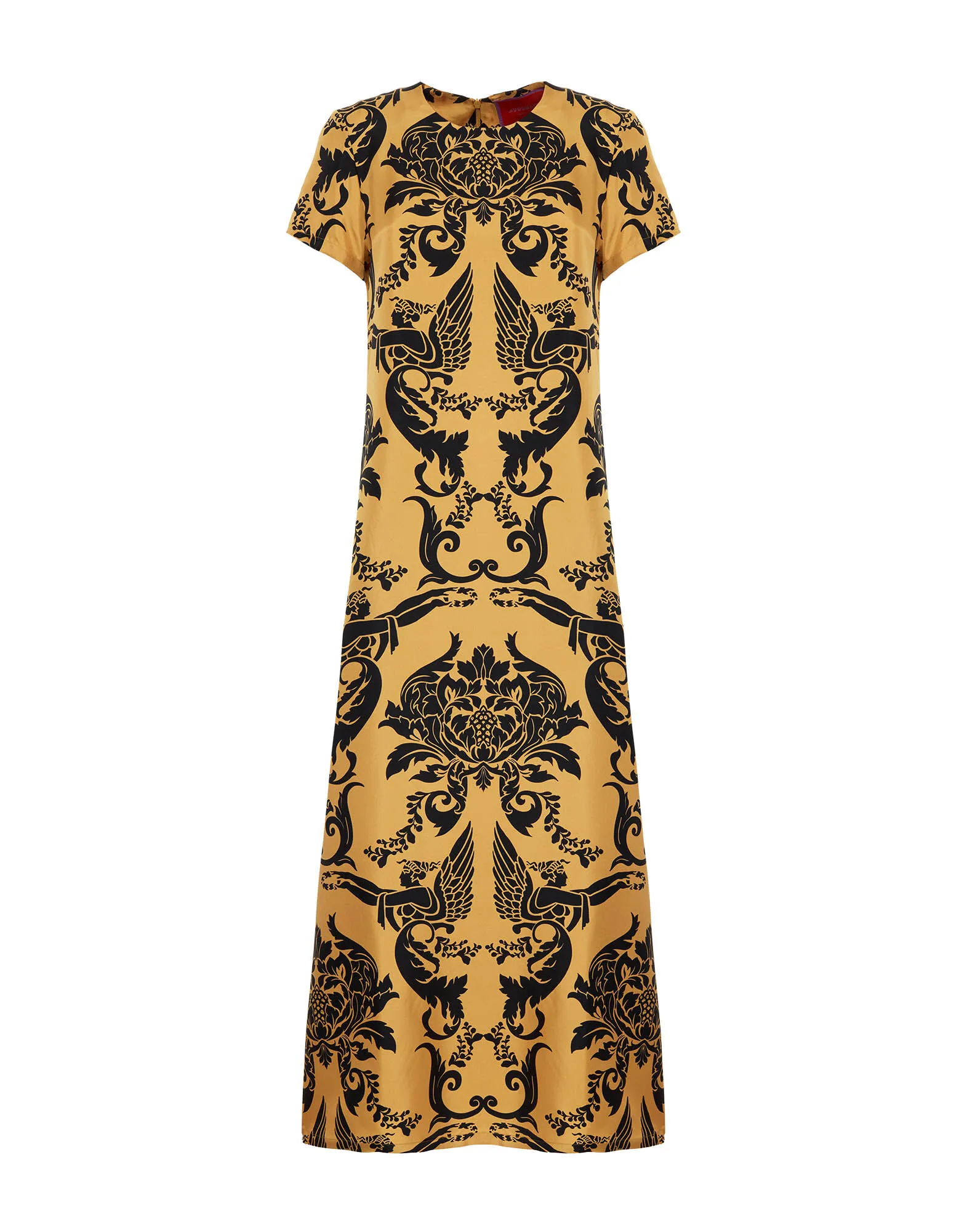 Swing Dress in Cherubs Gold for Women | La DoubleJ