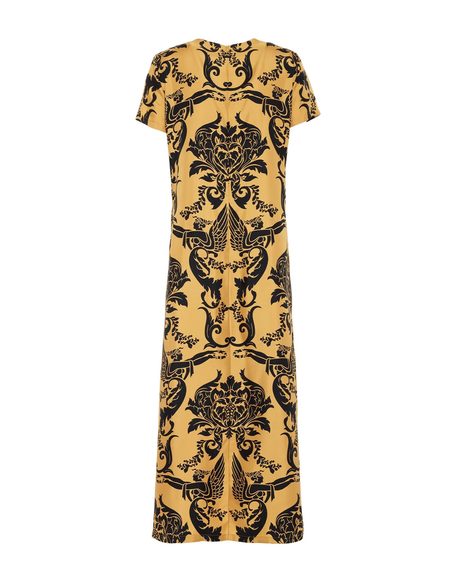 Swing Dress in Cherubs Gold for Women | La DoubleJ