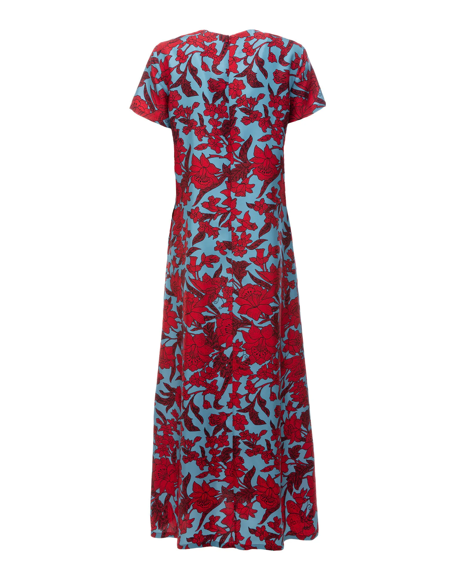 Swing Dress in Lilium Turchese for Women | La DoubleJ