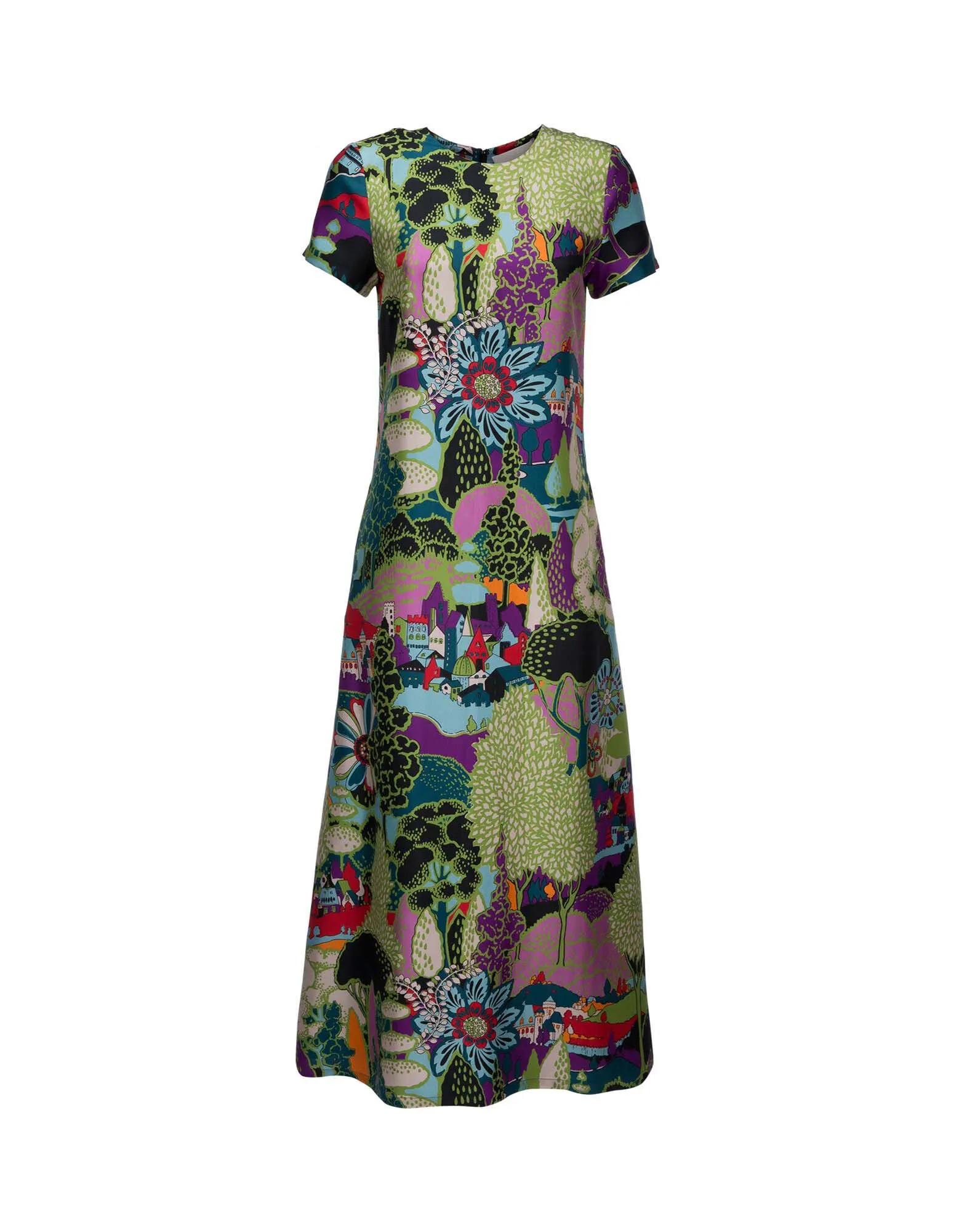 Swing Dress in Paesaggio for Women | La DoubleJ