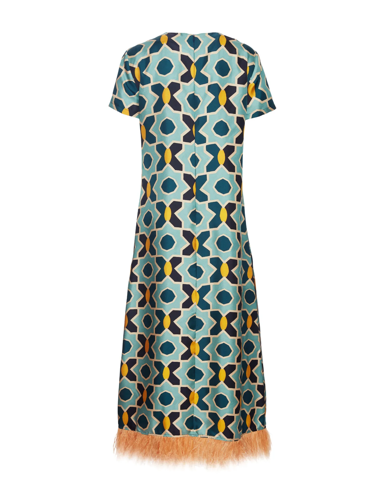 Swing Dress in Plaza Light Blue for Women | La DoubleJ