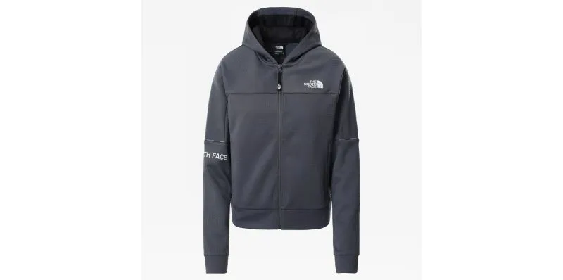 THE NORTH FACE MOUNTAIN ATHLETICS Vanadis Grey felpa tecnica con cappuccio e cerniera donna